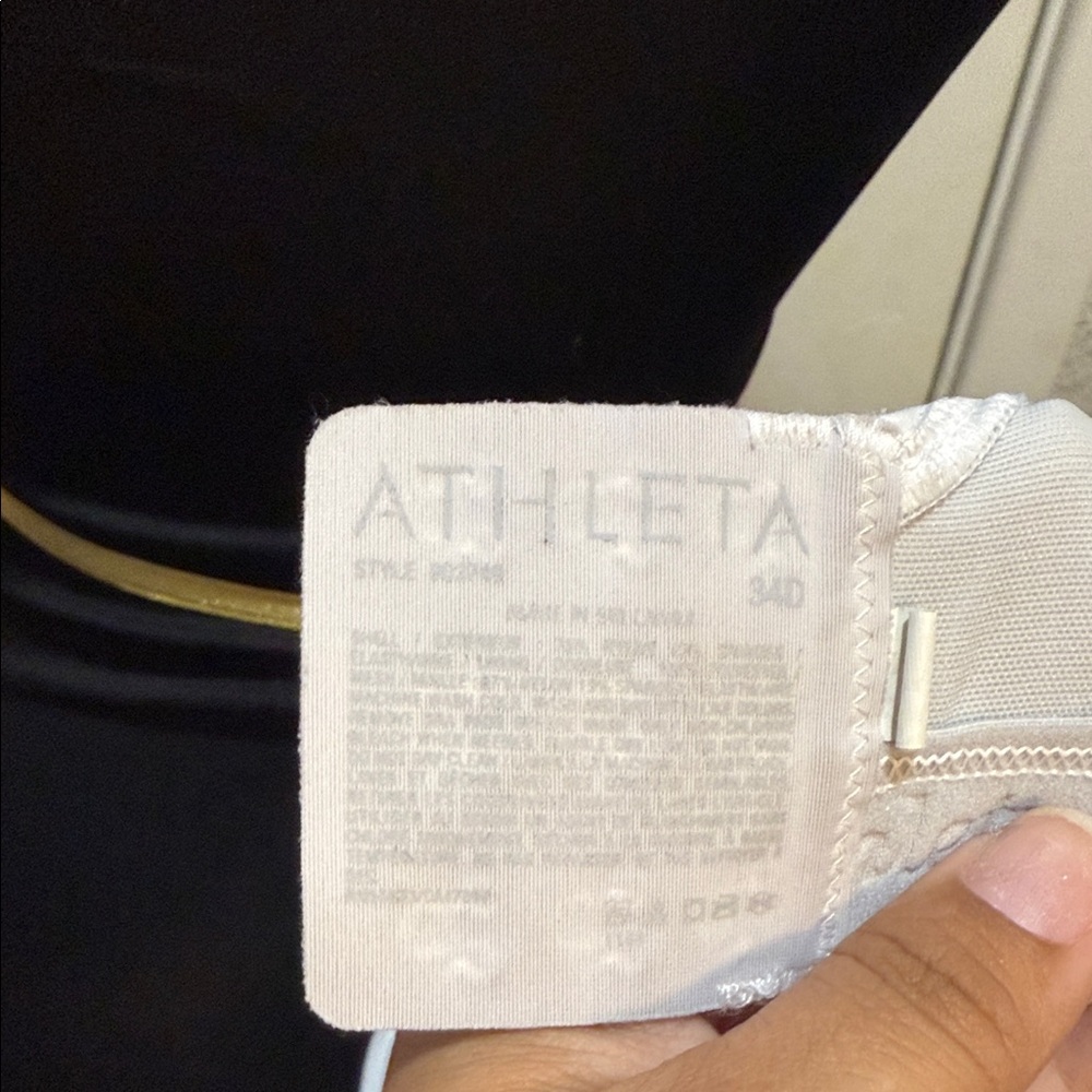 Athleta White Sports Bra - Picture 2 of 4
